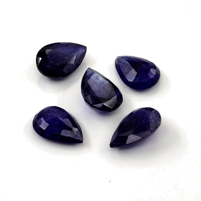 Natural Bangkok Blue Sapphire Calibrated Pears | 9x11mm & 10x12mm