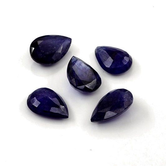 Natural Bangkok Blue Sapphire Calibrated Pears | 9x11mm & 10x12mm