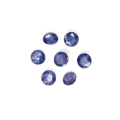 Natural Bangkok Blue Sapphire Calibrated Rounds | 7mm & 8mm