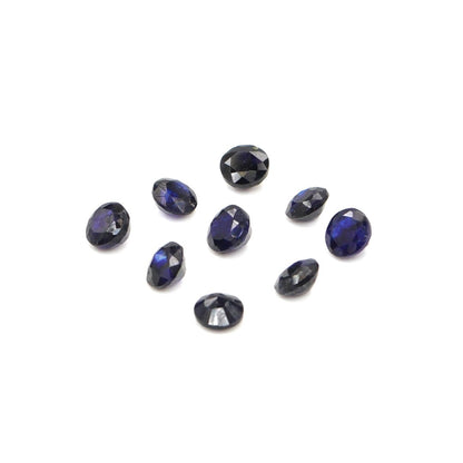 Natural Bangkok Blue Sapphire Calibrated Rounds | 4mm & 4.5mm
