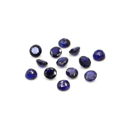 Natural Bangkok Blue Sapphire Calibrated Rounds | 4mm & 4.5mm