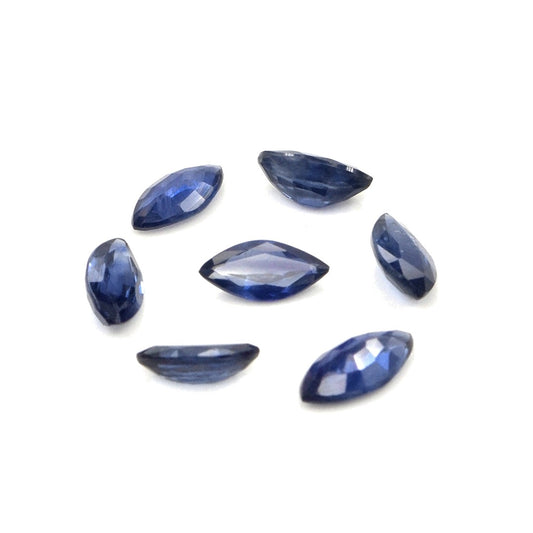 Natural Untreated Blue Sapphire Calibrated Marquise | 2.5x5mm