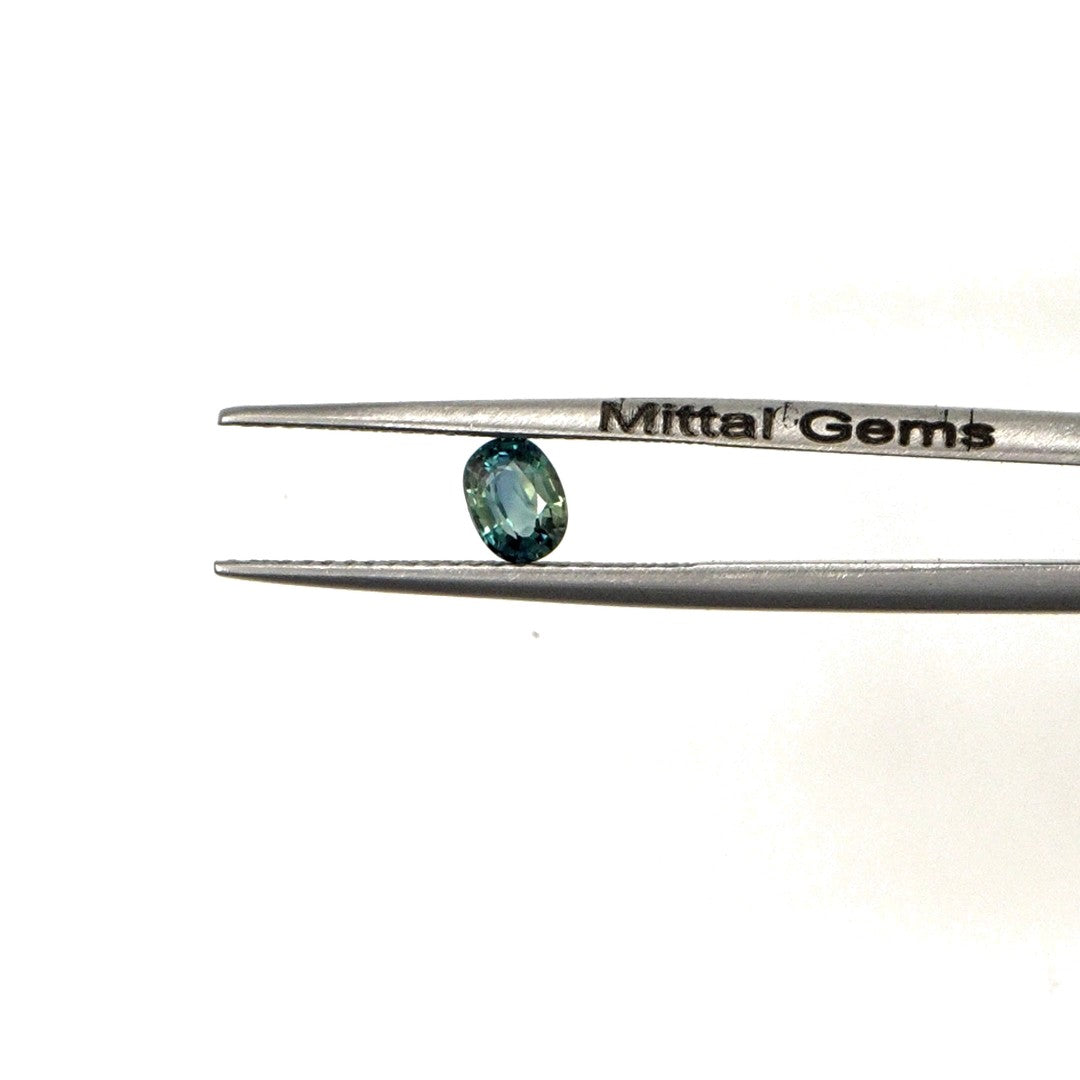 Natural Untreated Australian Teal Sapphire Calibrated Ovals | 3x4mm & 4x5mm
