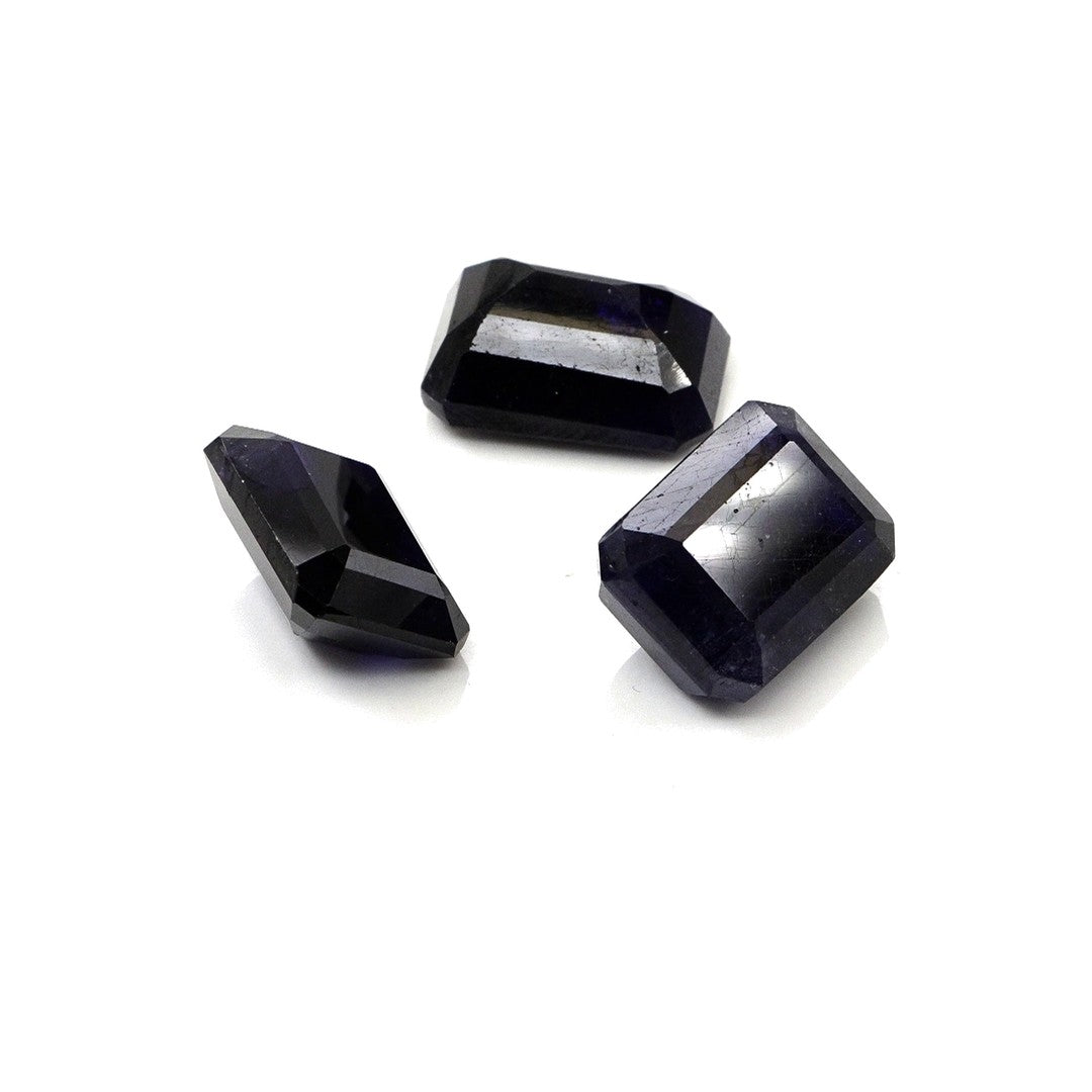 Natural Bangkok Blue Sapphire Calibrated Octagons | 10x14mm & 4x5mm