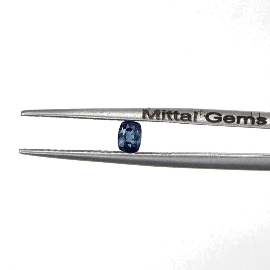Natural Untreated Australian Teal Sapphire Calibrated Long Cushion | 3x4mm & 4x5mm