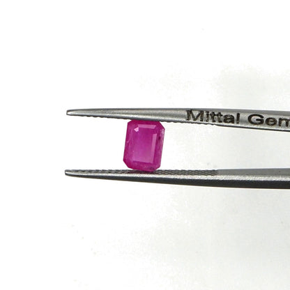 Natural Untreated Mozambique Ruby Calibrated Octagons | 5x7mm & 6x8mm
