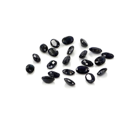 Natural Untreated Blue Sapphire Calibrated Ovals | 3x5mm & 4x6mm