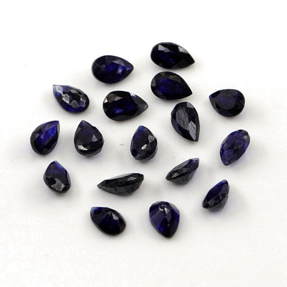 Natural Bangkok Blue Sapphire Calibrated Pears | 3x5mm & 4x6mm