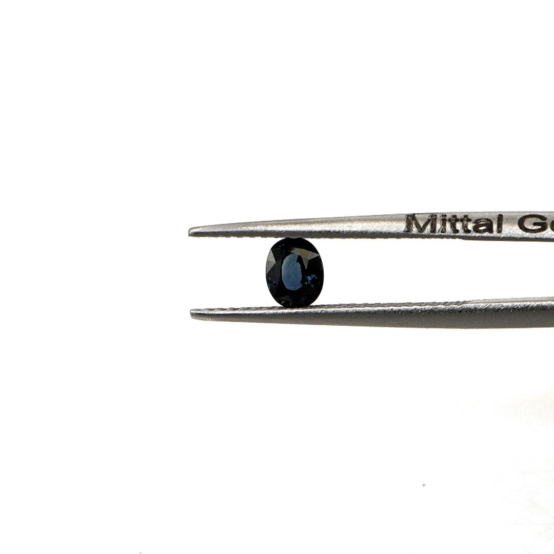 Natural Untreated Blue Sapphire Calibrated Ovals | 3x4mm & 4x5mm