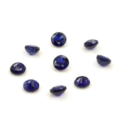 Natural Bangkok Blue Sapphire Calibrated Rounds | 3mm & 3.5mm