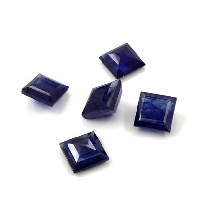 Natural Bangkok Blue Sapphire Calibrated Squares | 9mm & 10mm