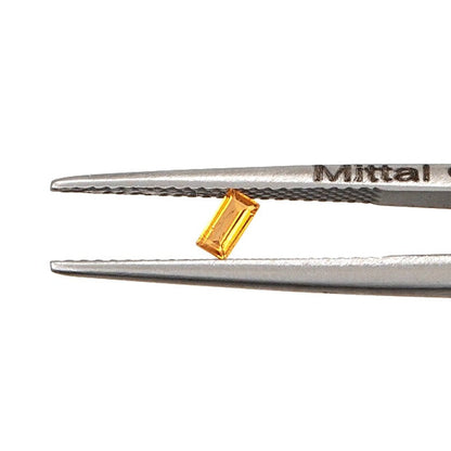 Natural Untreated Orange Sapphire Calibrated Baguettes | 2x4mm & 2.5x5mm