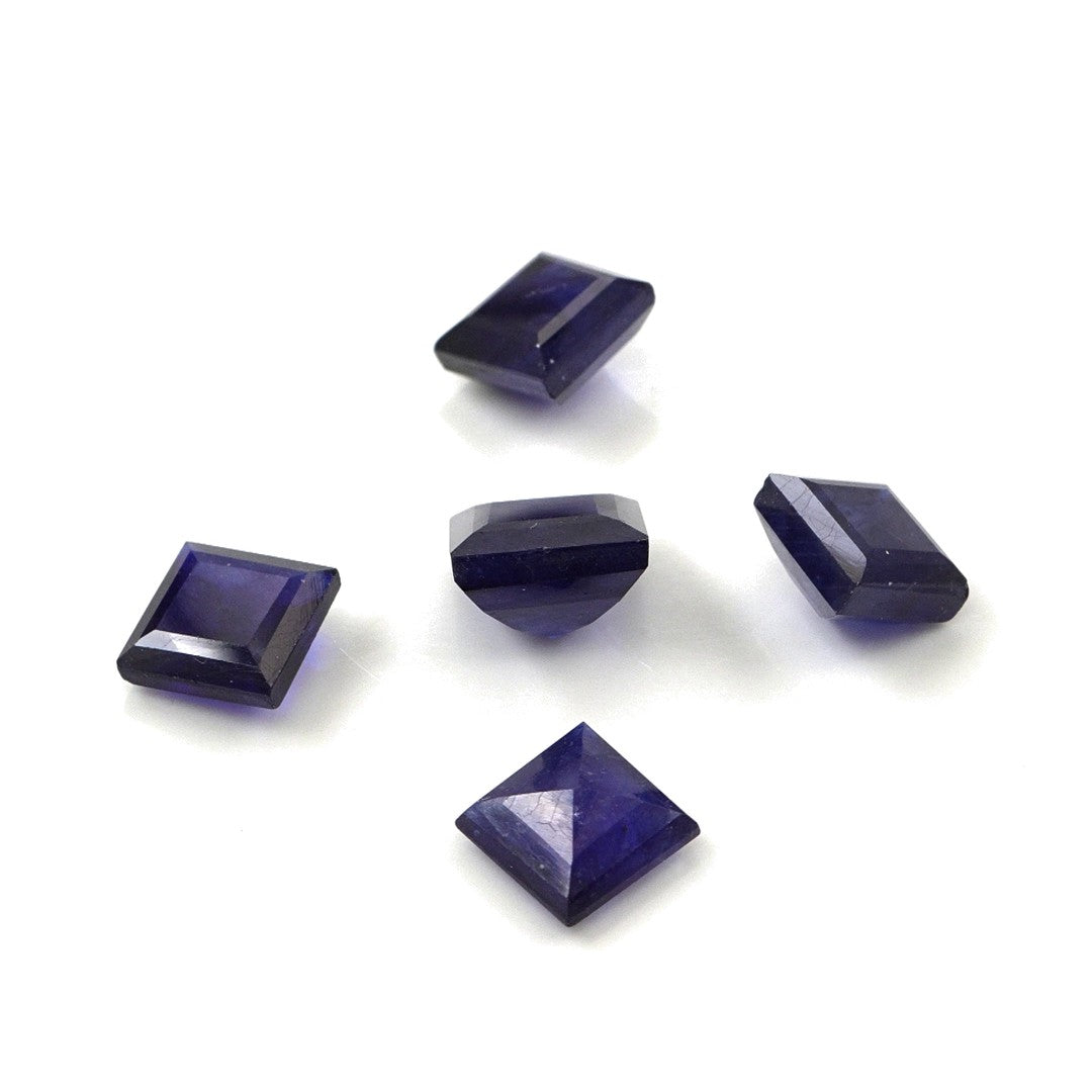 Natural Bangkok Blue Sapphire Calibrated Squares | 9mm & 10mm