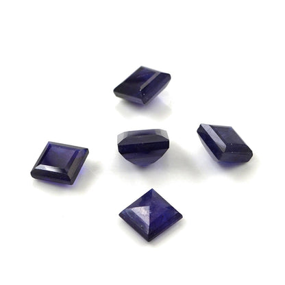 Natural Bangkok Blue Sapphire Calibrated Squares | 9mm & 10mm