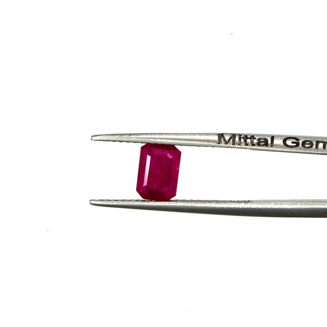 Natural Untreated Mozambique Ruby Calibrated Octagons | 5x7mm & 6x8mm
