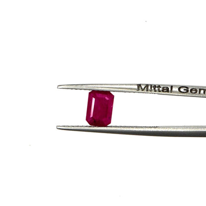 Natural Untreated Mozambique Ruby Calibrated Octagons | 5x7mm & 6x8mm