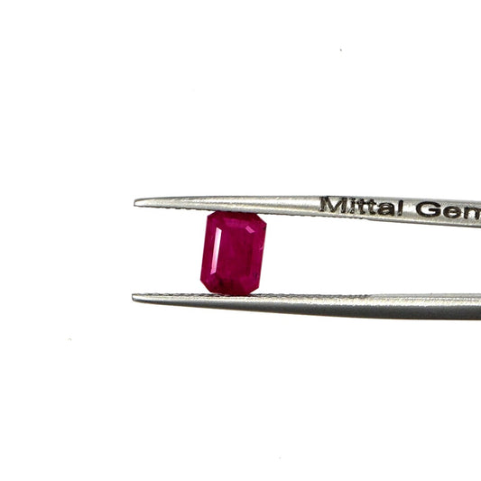 Natural Untreated Mozambique Ruby Calibrated Octagons | 5x7mm & 6x8mm
