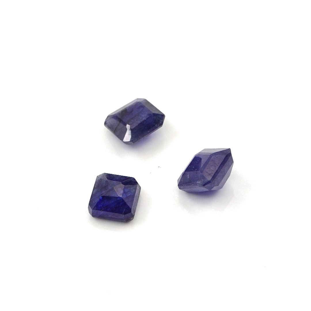Natural Bangkok Blue sapphire Calibrated Square Octagon | 7mm & 7.5mm