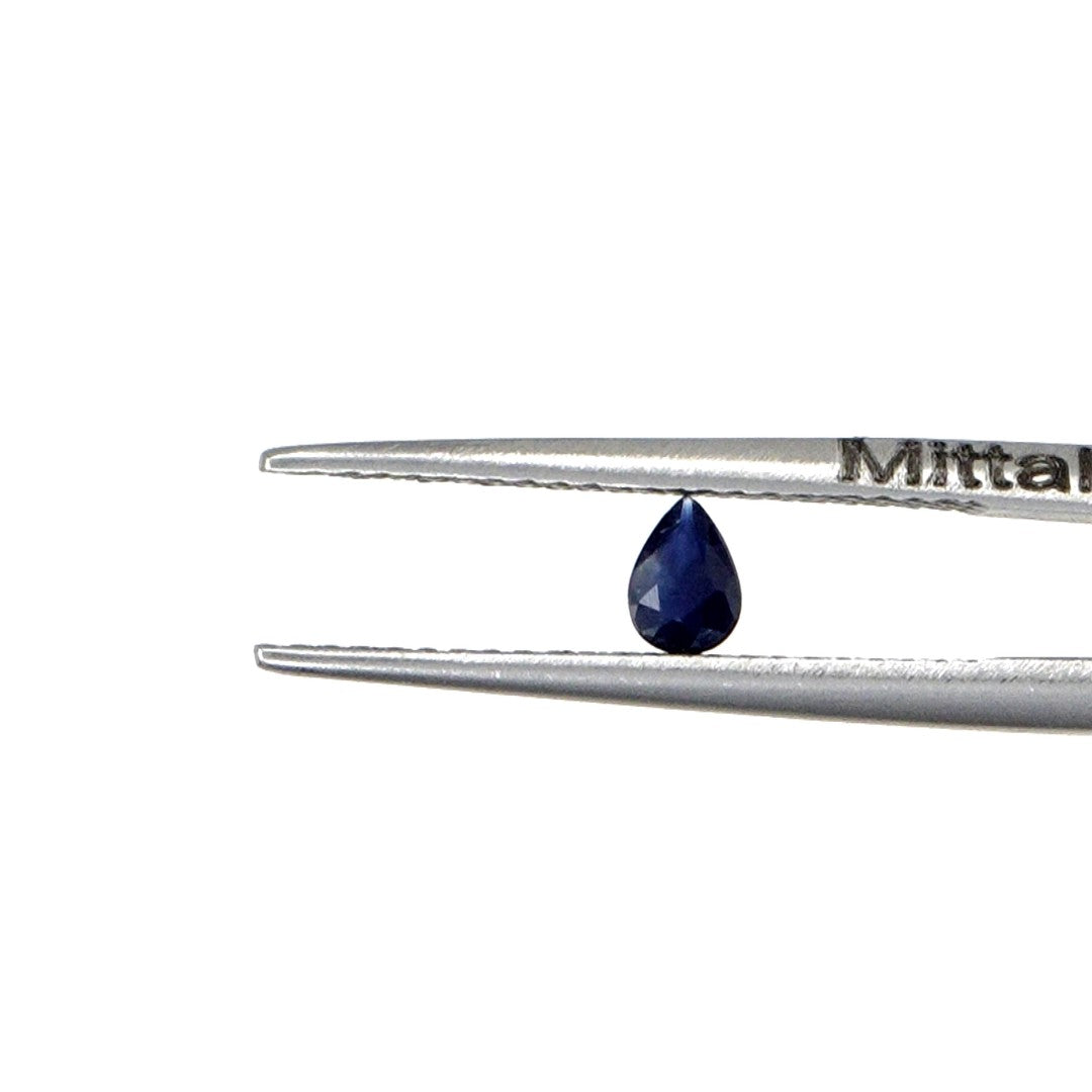 Natural Untreated Blue Sapphire Calibrated Pears | 3x4mm & 4x5mm