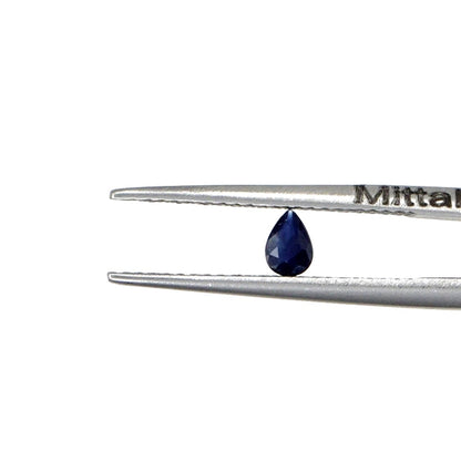 Natural Untreated Blue Sapphire Calibrated Pears | 3x4mm & 4x5mm