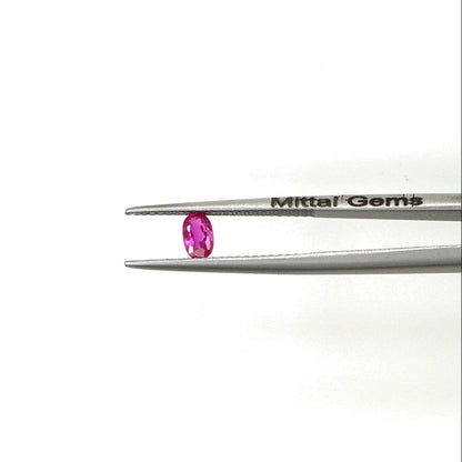 Natural Untreated Burma Ruby Calibrated Ovals | 3x5mm & 4x6mm