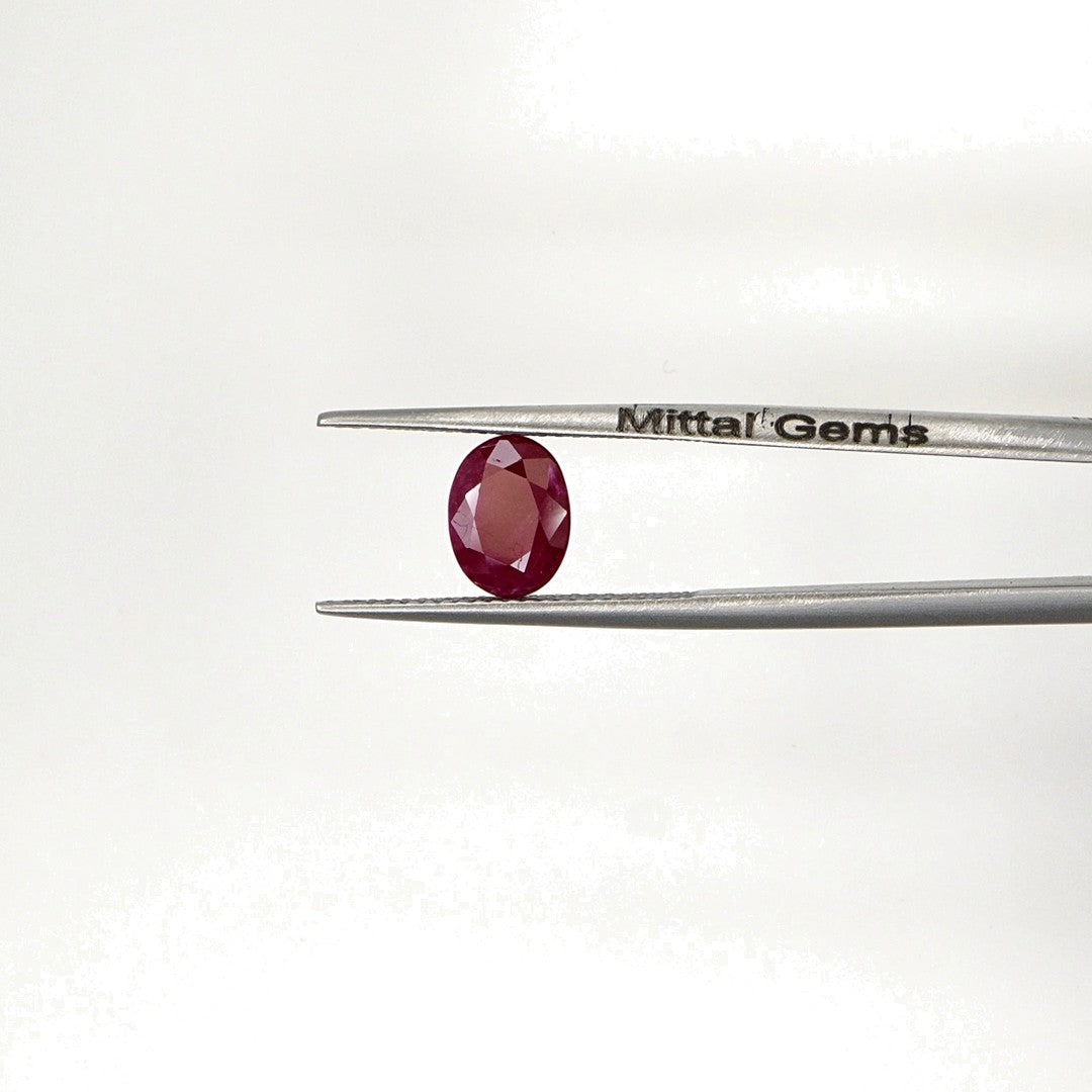 Natural Untreated Burma Ruby Calibrated Ovals | 5x7mm & 6x8mm