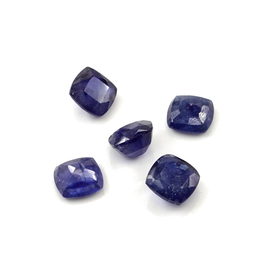 Natural Bangkok Blue Sapphire Calibrated Cushions | 9mm & 9.5mm