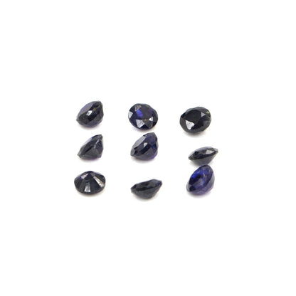 Natural Bangkok Blue Sapphire Calibrated Rounds | 4mm & 4.5mm