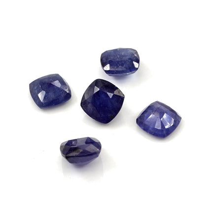 Natural Bangkok Blue Sapphire Calibrated Cushions | 8mm & 8.5mm