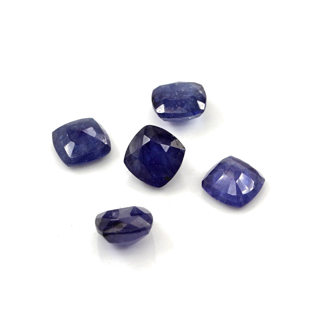 Natural Bangkok Blue Sapphire Calibrated Cushions | 9mm & 9.5mm