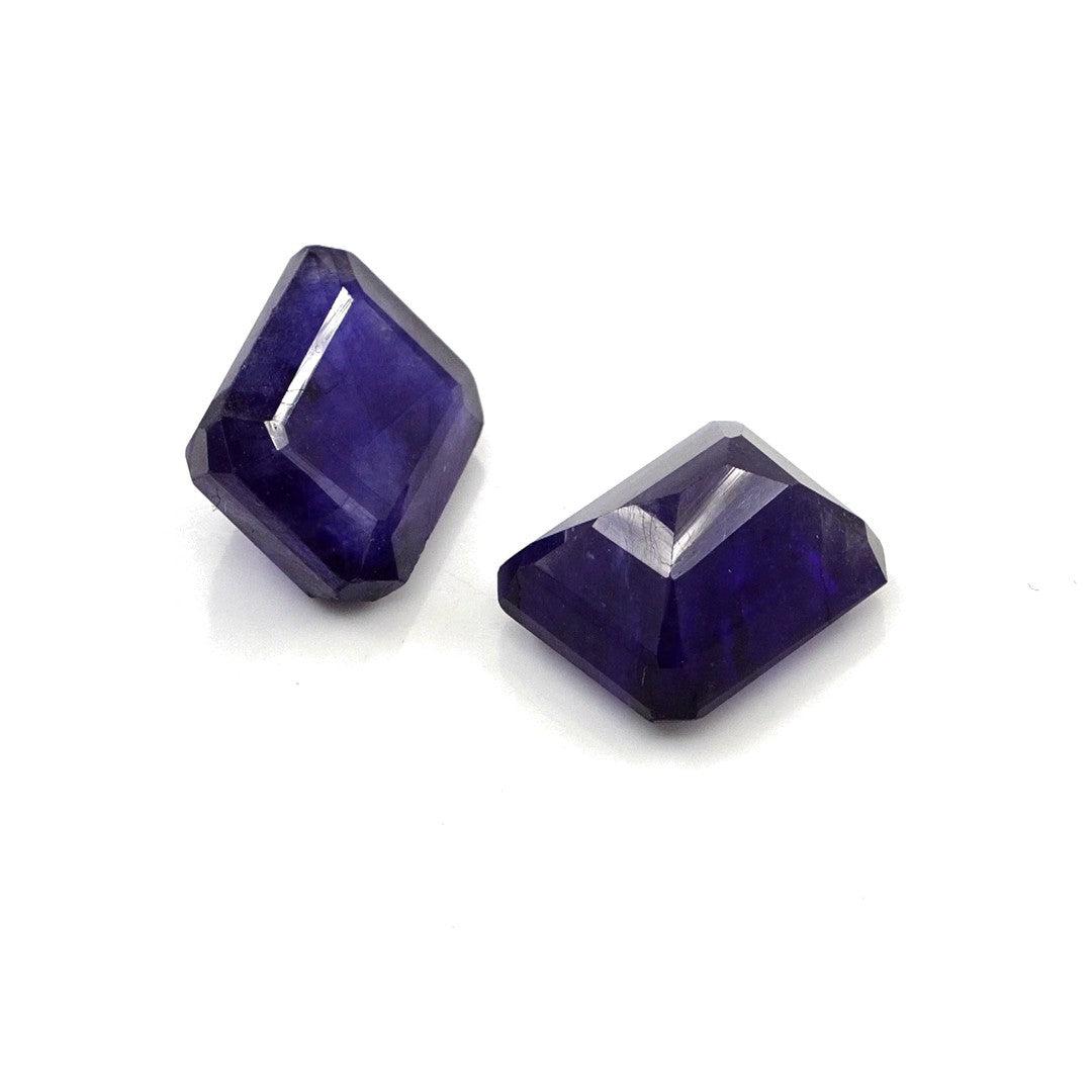 Natural Bangkok Blue Sapphire Calibrated Octagons | 9x11mm & 10x12mm