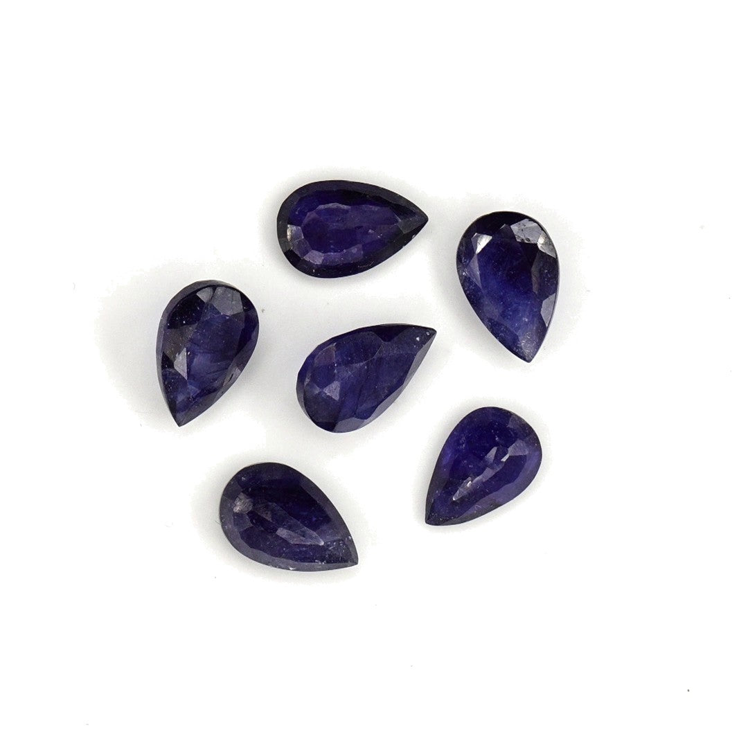 Natural Bangkok Blue Sapphire Calibrated Pears | 5x7mm & 6x8mm