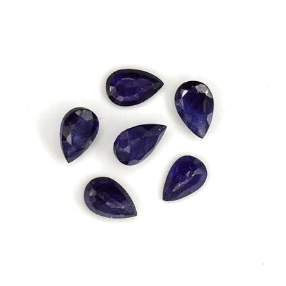 Natural Bangkok Blue Sapphire Calibrated Pears | 5x7mm & 6x8mm