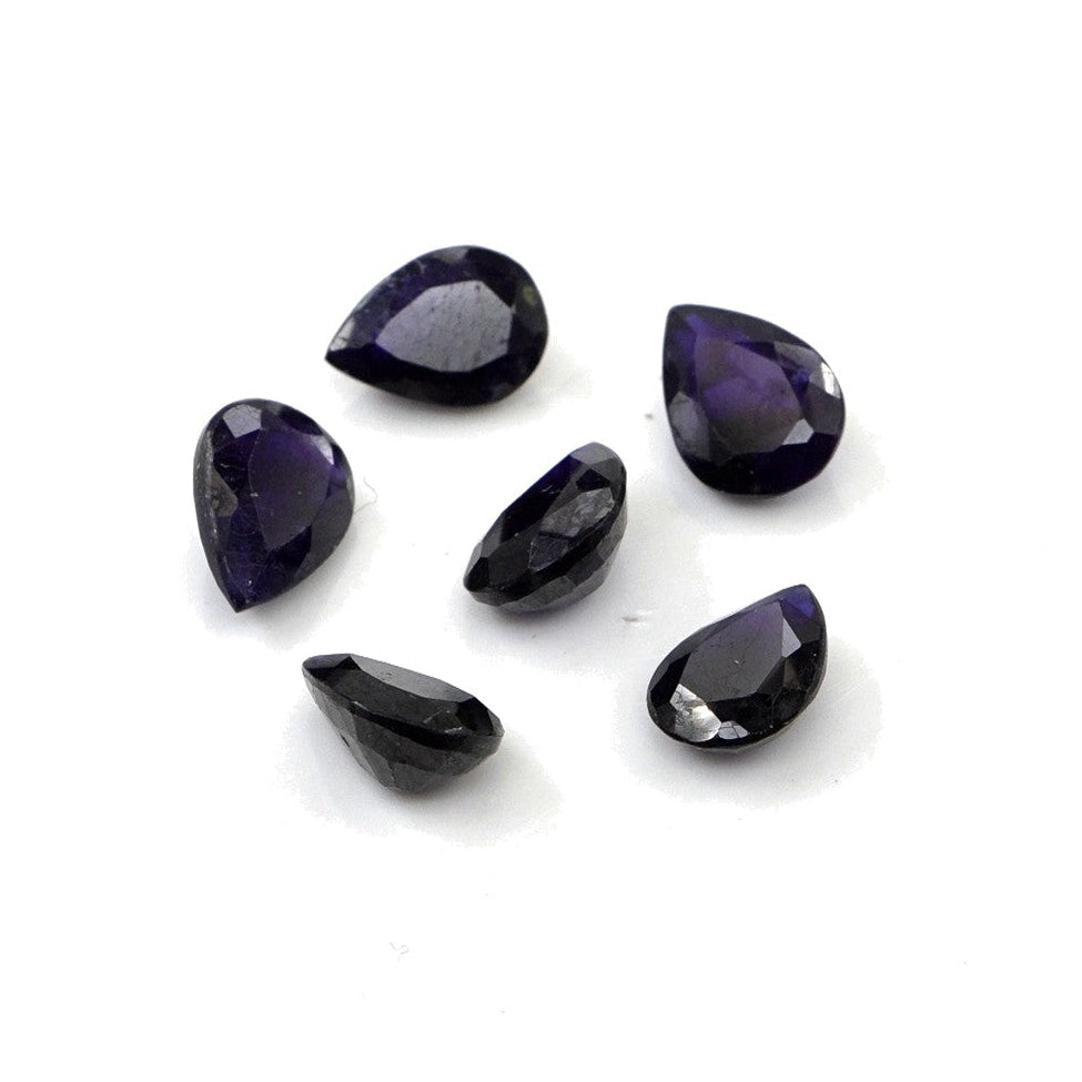 Natural Bangkok Blue Sapphire Calibrated Pears | 5x7mm & 6x8mm