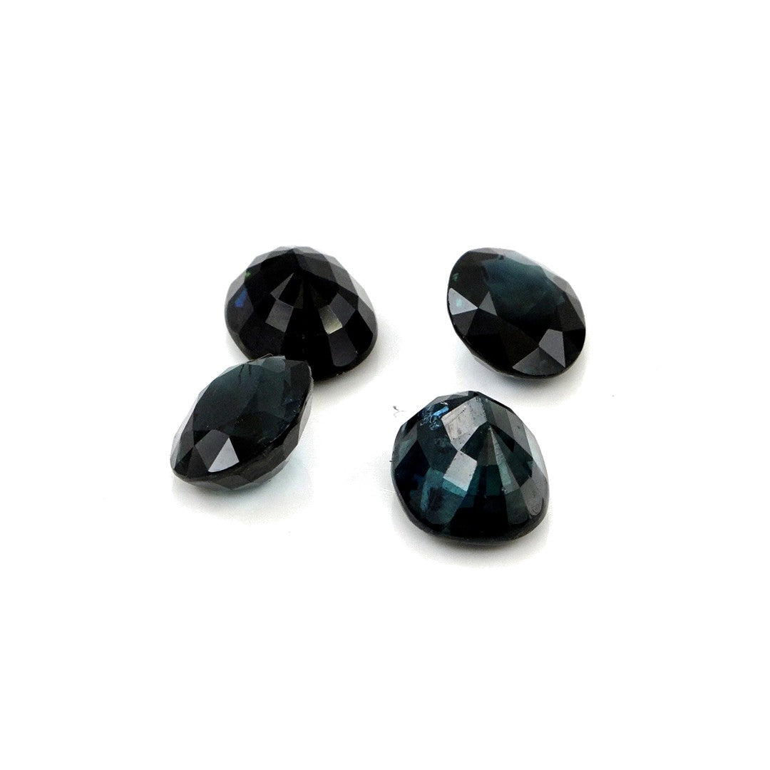 Natural Untreated Australian Teal Sapphire Calibrated Ovals | 5x7mm & 6x8mm