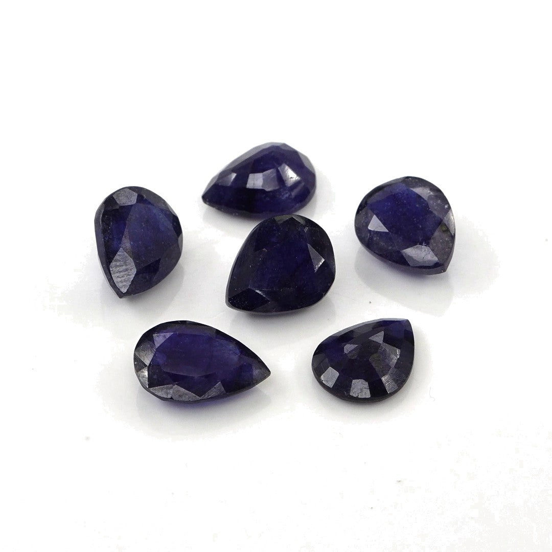 Natural Bangkok Blue Sapphire Calibrated Pears | 7x9mm & 8x10mm