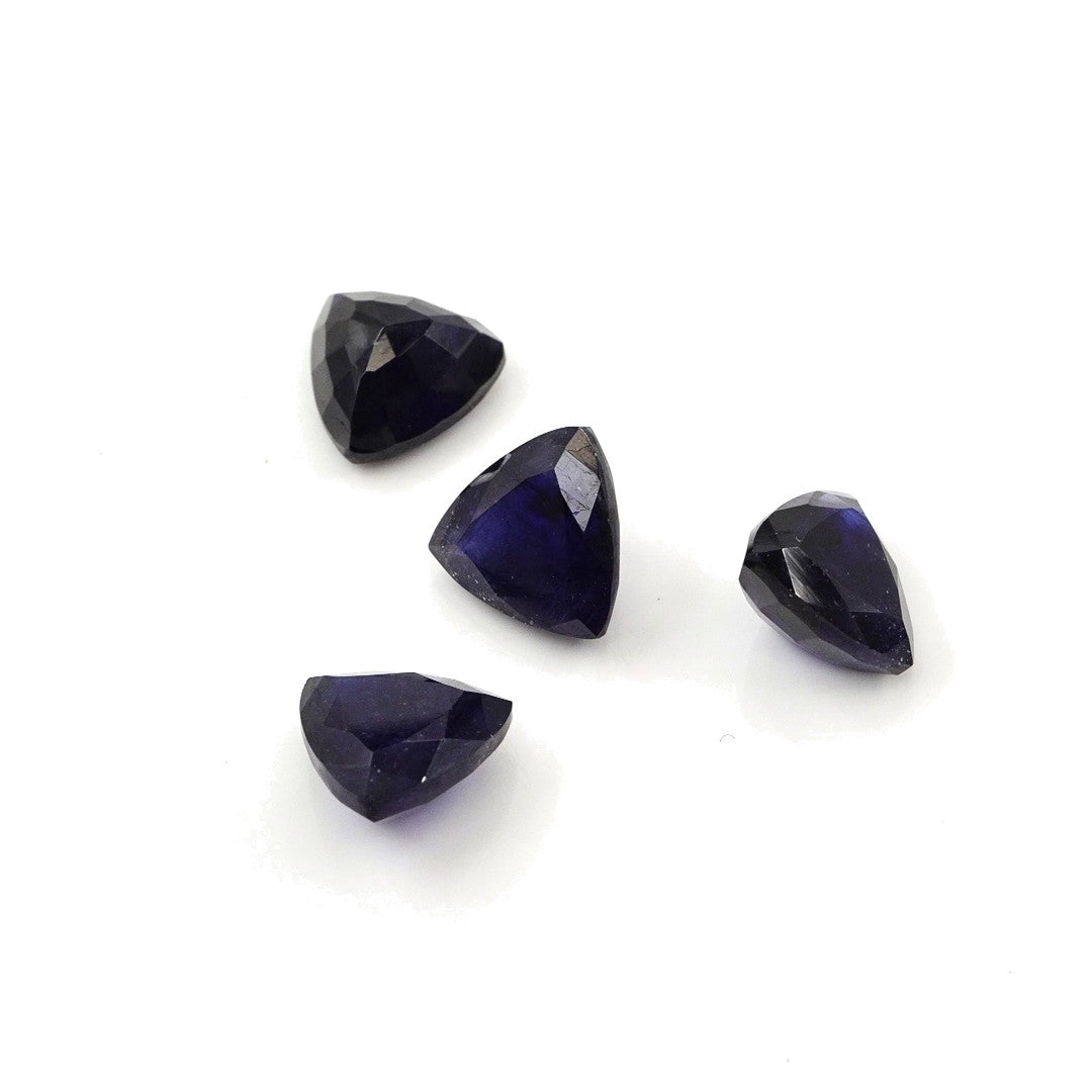 Natural Bangkok Blue sapphire Calibrated Trillions | 8mm & 8.5mm