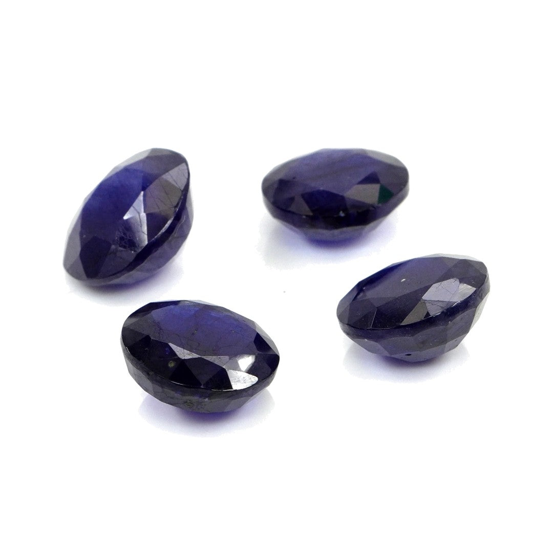 Natural Bangkok Blue Sapphire Calibrated Rounds | 11mm & 12mm