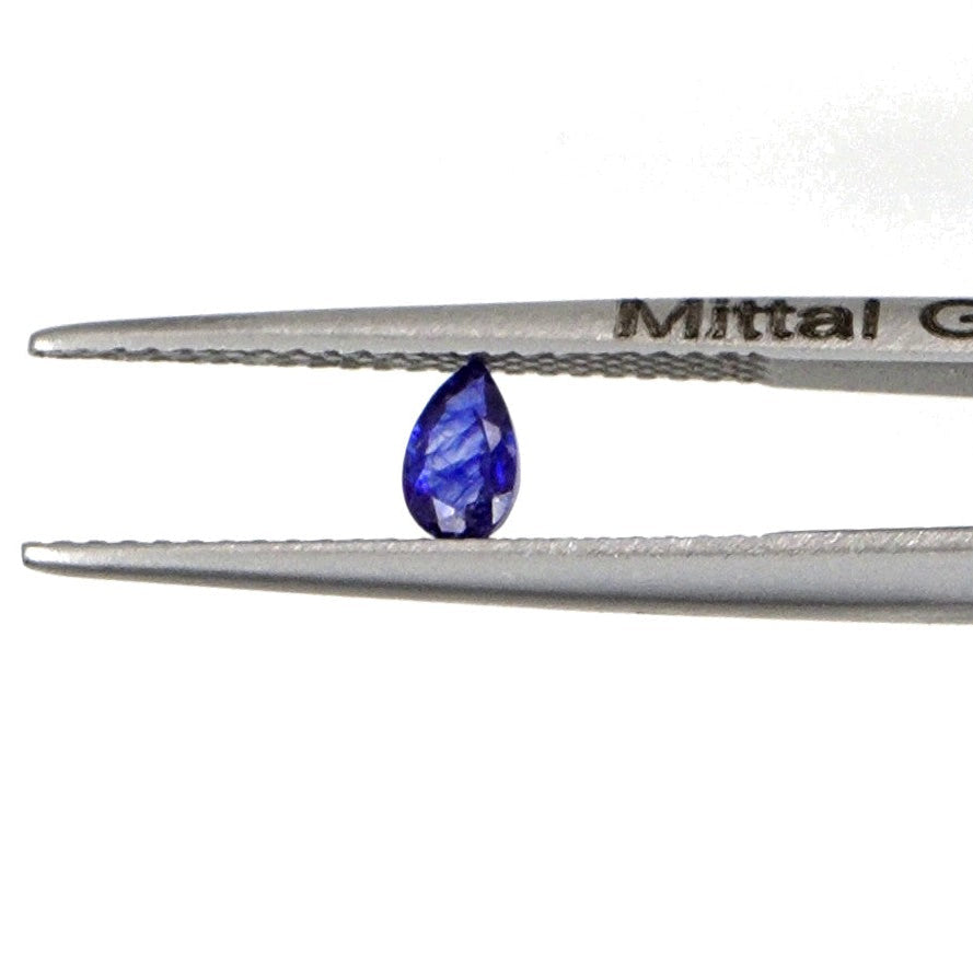 Natural Bangkok Blue Sapphire Calibrated Pears | 3x5mm & 4x6mm