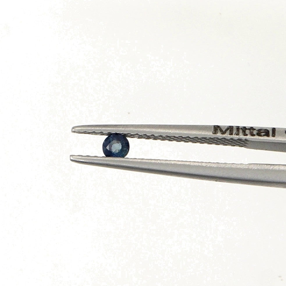 Natural Untreated Blue Sapphire Calibrated Rounds | 3mm & 3.5mm