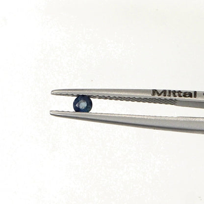 Natural Untreated Blue Sapphire Calibrated Rounds | 3mm & 3.5mm
