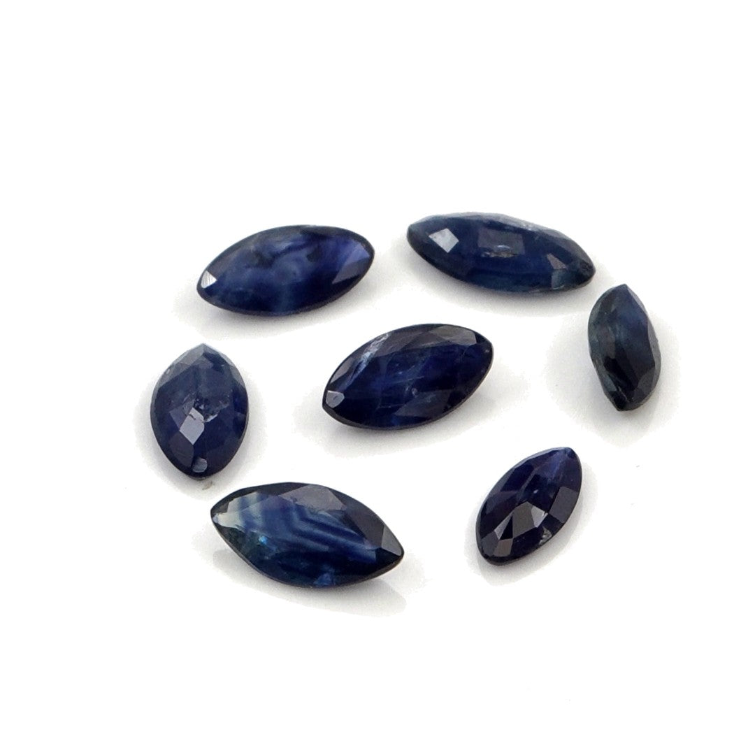 Natural Untreated Blue Sapphire Calibrated Marquise | 2.5x5mm & 3x6mm
