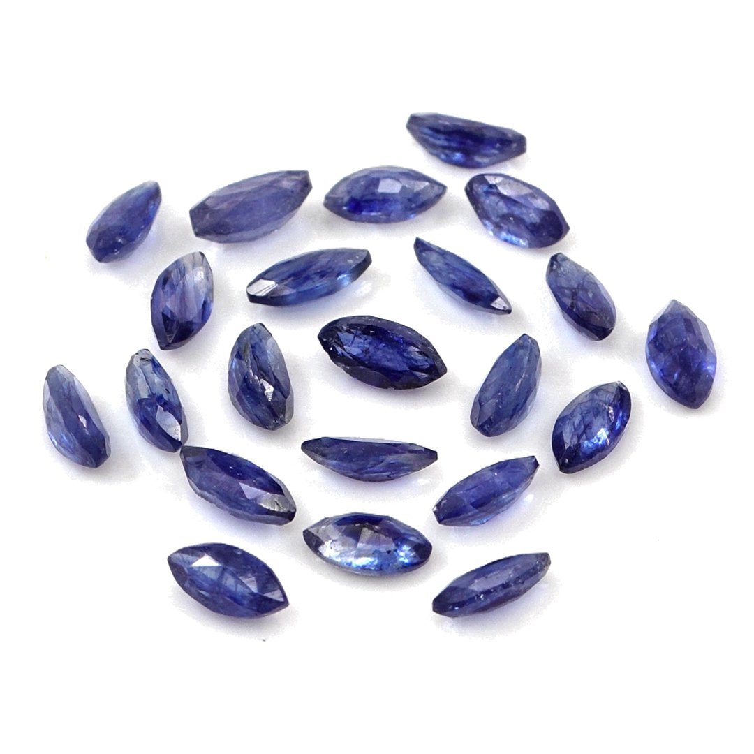 Natural Bangkok Blue Sapphire Calibrated Marquise | 2x4mm & 2.5x5mm