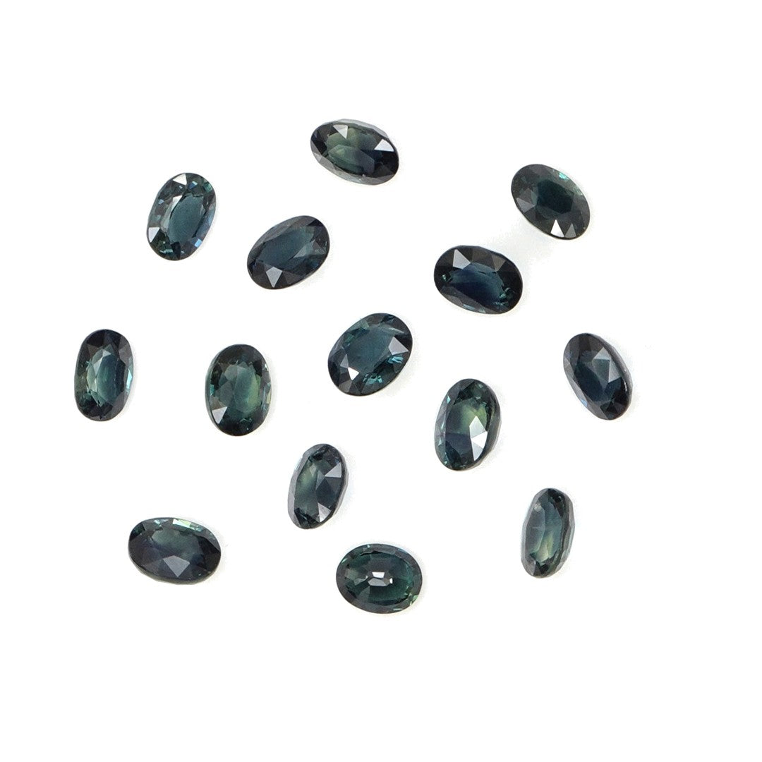 Natural Untreated Blue Sapphire Calibrated Ovals | 3x4mm & 4x5mm