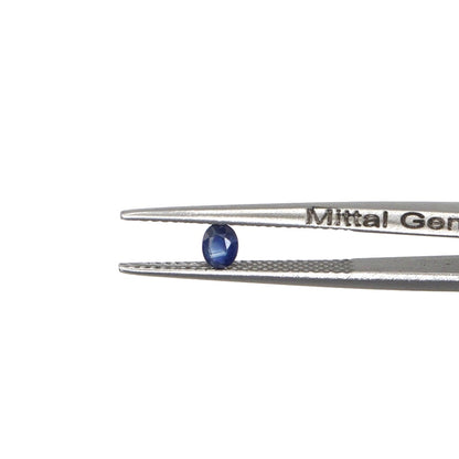Natural Untreated Blue Sapphire Calibrated Ovals | 3x4mm & 4x5mm