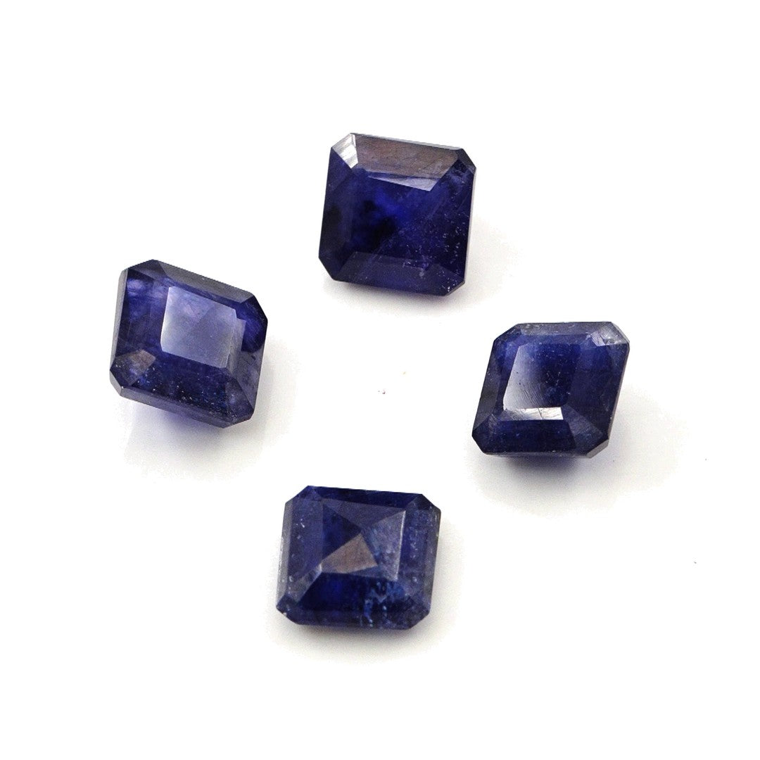 Natural Bangkok Blue sapphire Calibrated Square Octagons | 7mm & 7.5mm