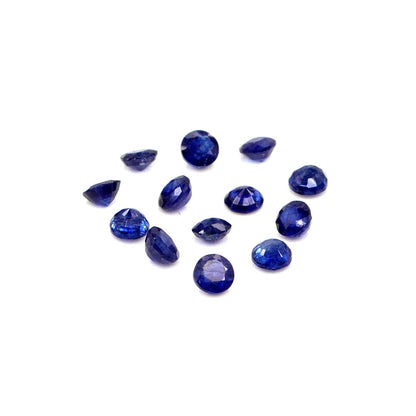 Natural Bangkok Blue Sapphire Calibrated Rounds | 3mm & 3.5mm
