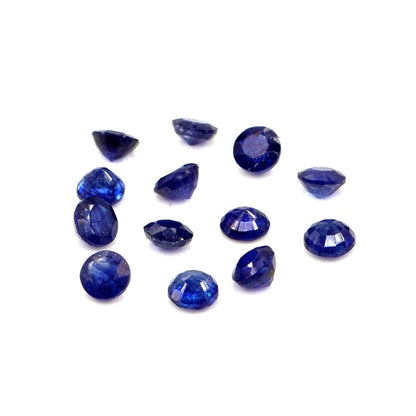 Natural Bangkok Blue Sapphire Calibrated Rounds | 3mm & 3.5mm