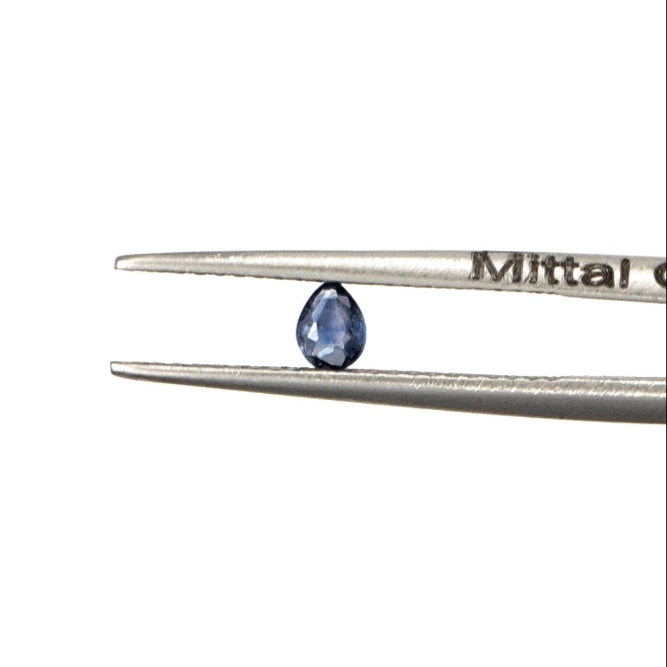 Natural Untreated Blue Sapphire Calibrated Pears | 3x4mm & 4x5mm