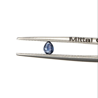 Natural Untreated Blue Sapphire Calibrated Pears | 3x4mm & 4x5mm